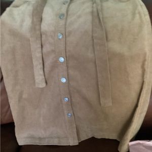 Cordory skirt tan XL Love Tree
